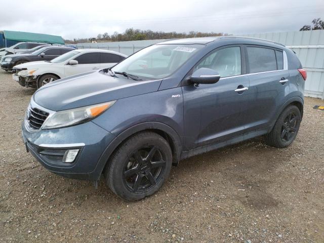 KNDPCCA64E7655593 - 2014 KIA SPORTAGE S BLUE photo 1