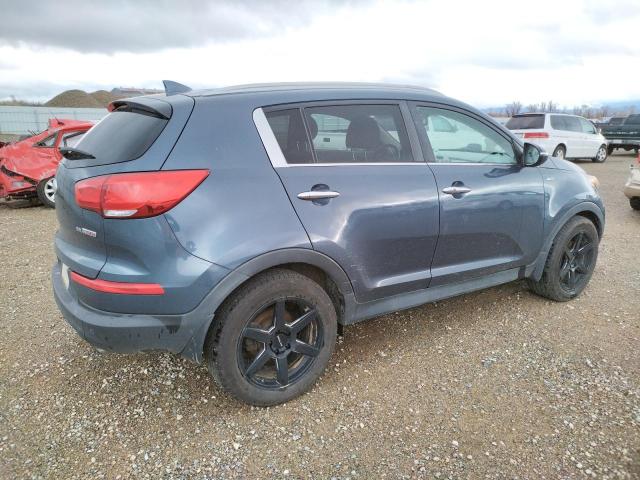 KNDPCCA64E7655593 - 2014 KIA SPORTAGE S BLUE photo 3