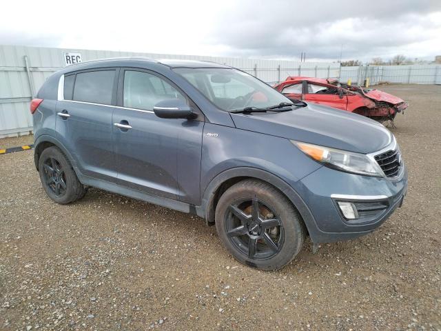 KNDPCCA64E7655593 - 2014 KIA SPORTAGE S BLUE photo 4