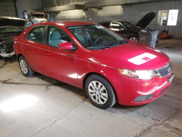 KNAFU4A25D5703539 - 2013 KIA FORTE EX RED photo 4