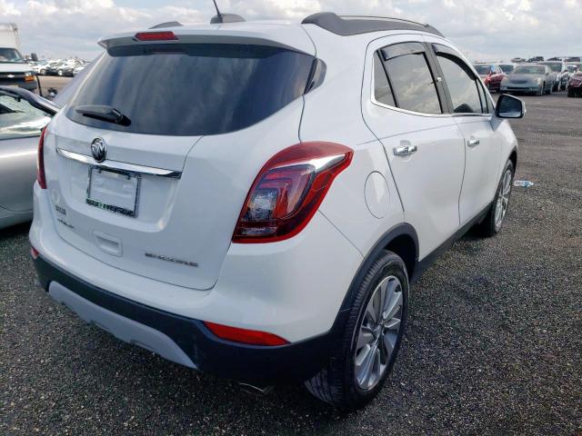 KL4CJASB6JB515275 - 2018 BUICK ENCORE PRE WHITE photo 4