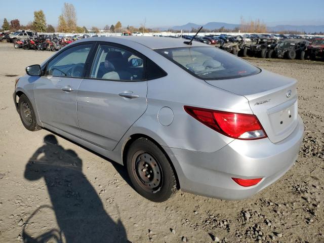 KMHCT4AEXFU880501 - 2015 HYUNDAI ACCENT SILVER photo 2