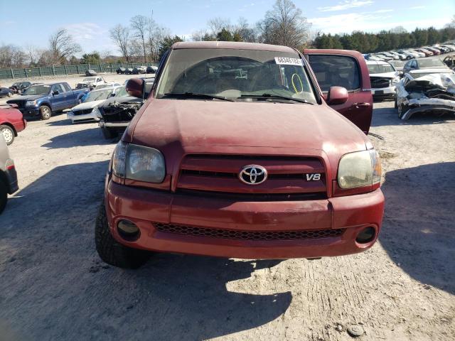 5TBDT48146S511786 - 2006 TOYOTA TUNDRA DOU BURGUNDY photo 5