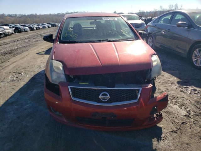 3N1AB6AP0AL691292 - 2010 NISSAN SENTRA RED photo 5