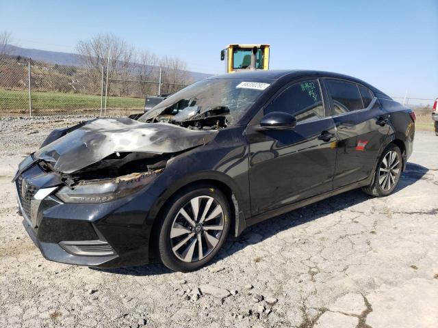 3N1AB8CV9LY226426 - 2020 NISSAN SENTRA SV BLACK photo 1