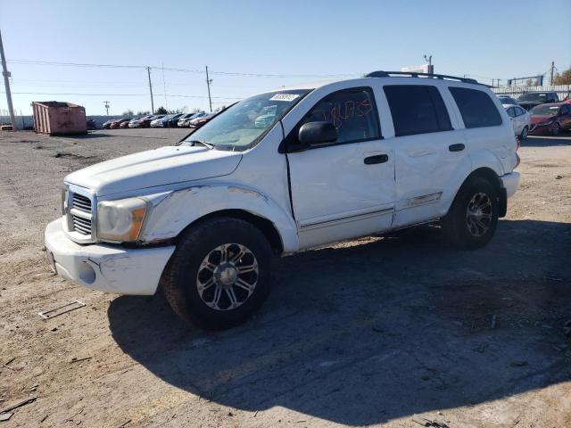 1D4HB58D25F556481 - 2005 DODGE DURANGO LI WHITE photo 1