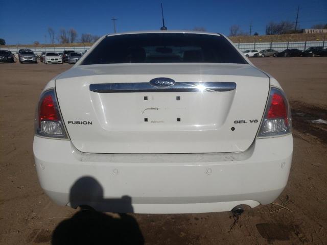 3FAHP08109R209396 - 2009 FORD FUSION SEL WHITE photo 6