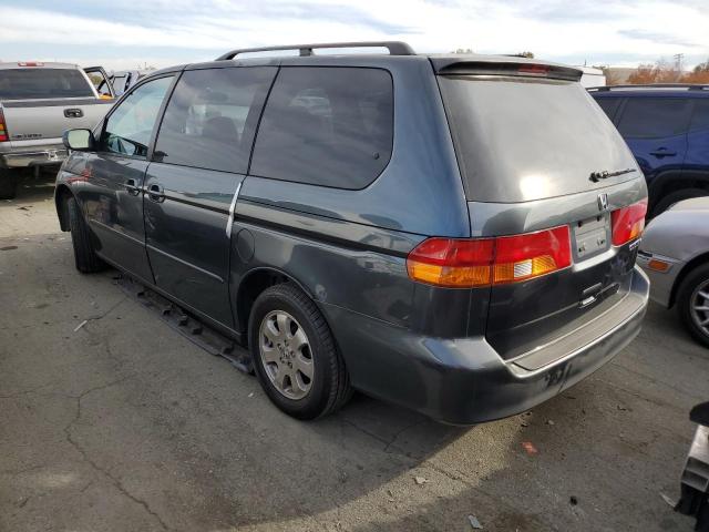 5FNRL180X4B050985 - 2004 HONDA ODYSSEY EX GREEN photo 2