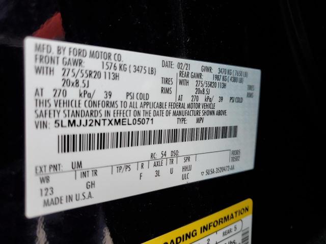 5LMJJ2NTXMEL05071 - 2021 LINCOLN NAVIGATOR 黑色 照片 12