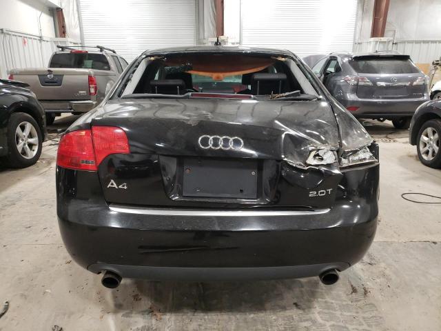 WAUAF78E27A090393 - 2007 AUDI A4 2 BLACK photo 6