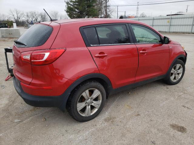 KNDPBCA24C7285887 - 2012 KIA SPORTAGE L RED photo 3