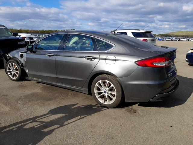 3FA6P0SU0KR212539 - 2019 FORD FUSION TIT GRAY photo 2