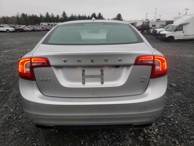 YV1902FH6E1284424 - 2014 VOLVO S60 T6 SILVER photo 6