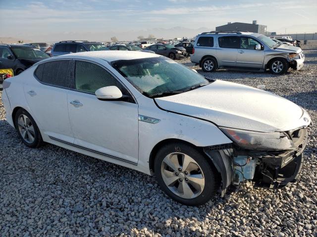 KNAGN4AD2F5085411 - 2015 KIA OPTIMA HYB WHITE photo 4