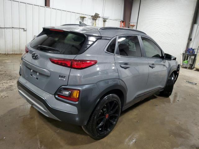 KM8K6CA59MU713640 - 2021 HYUNDAI KONA NIGHT GRAY photo 3