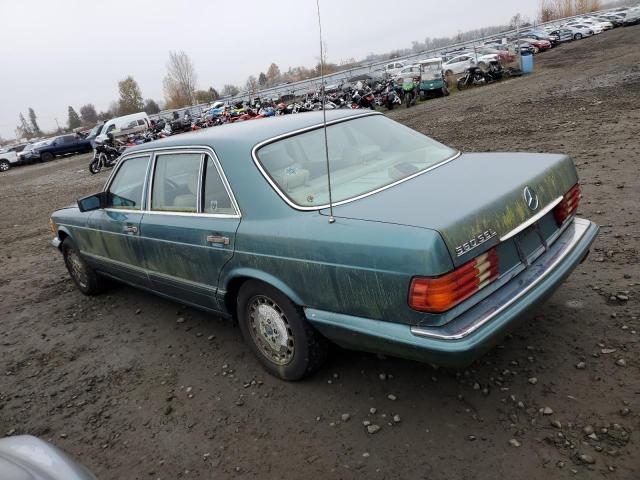 WDBCA39EXKA482689 - 1989 MERCEDES-BENZ 560 SEL BLUE photo 2