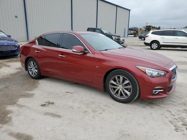 JN1BV7AP2EM674555 - 2014 INFINITI Q50 RED photo 4