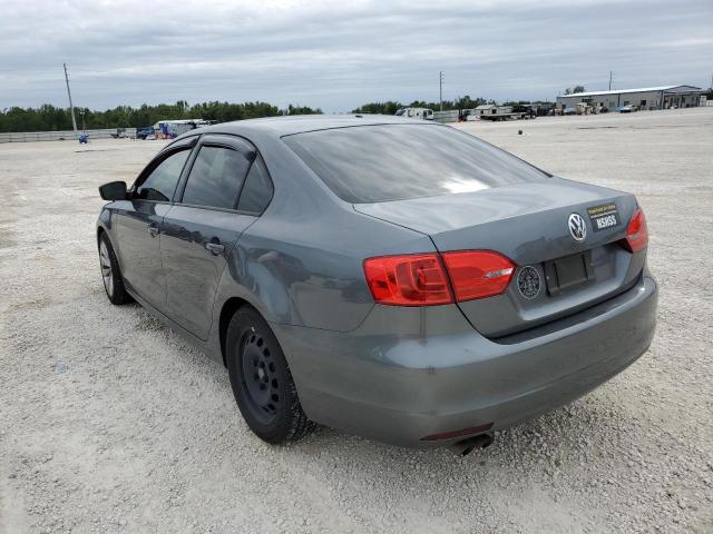 3VW2K7AJ4EM257747 - 2014 VOLKSWAGEN JETTA BASE 灰色 照片 2