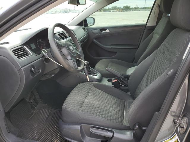 3VW2K7AJ4EM257747 - 2014 VOLKSWAGEN JETTA BASE 灰色 照片 7
