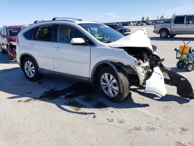 5J6RM3H76DL012182 - 2013 HONDA CR-V EXL WHITE photo 4