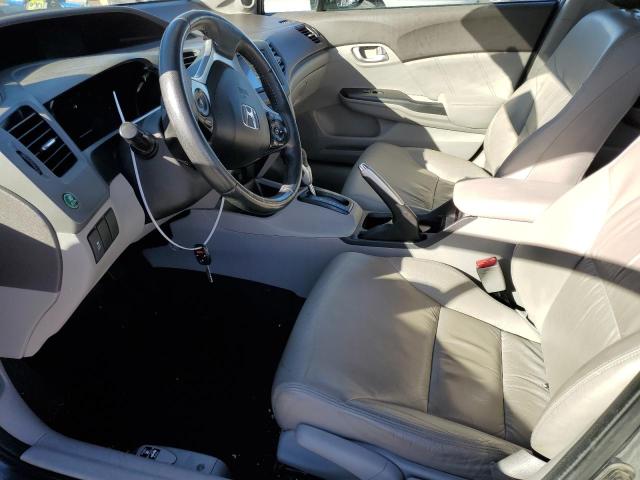 2HGFB2F96CH507363 - 2012 HONDA CIVIC EXL ნაცრისფერი ფოტო 7