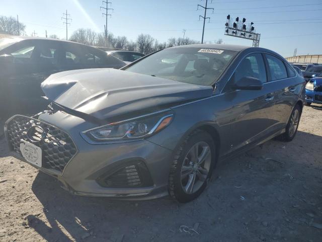 5NPE34AF0KH768574 - 2019 HYUNDAI SONATA LIM GRAY photo 1