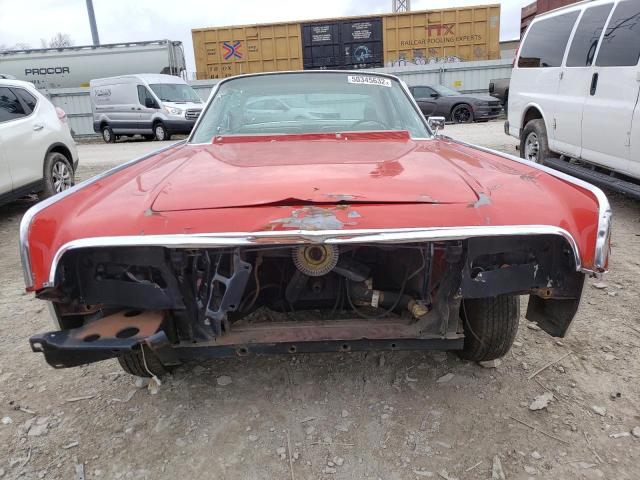 3Y82N402673 - 1963 LINCOLN CONTINENTL RED photo 5