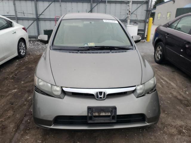 JHMFA36276S023305 - 2006 HONDA CIVIC HYBR GRAY photo 5