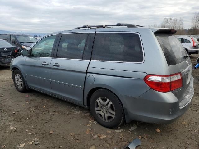 5FNRL38736B092880 - 2006 HONDA ODYSSEY EX BLUE photo 2