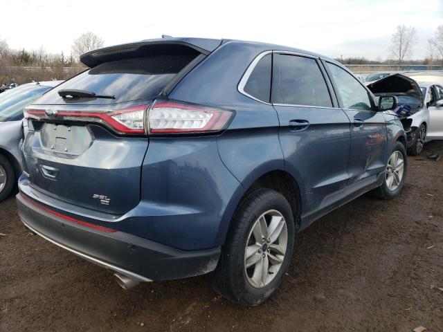 2FMPK4J8XJBB18489 - 2018 FORD EDGE BLUE photo 3