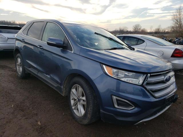 2FMPK4J8XJBB18489 - 2018 FORD EDGE BLUE photo 4