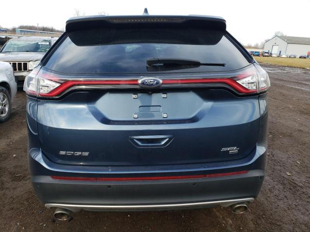 2FMPK4J8XJBB18489 - 2018 FORD EDGE BLUE photo 6