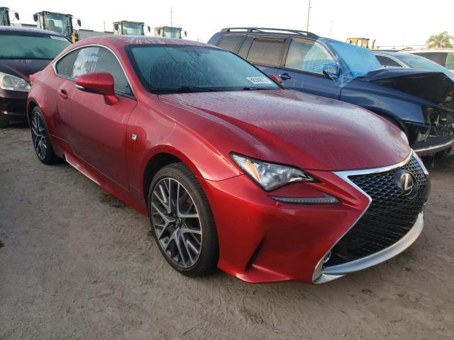 JTHSM5BC1G5001722 - 2016 LEXUS RC 300 RED photo 4