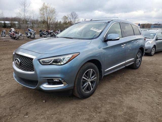 5N1DL0MM9KC515808 - 2019 INFINITI QX60 LUXE BLUE photo 1