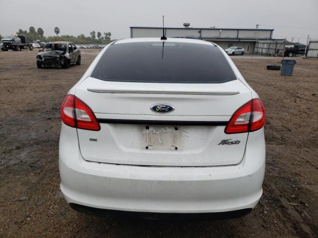 3FADP4BJXCM157424 - 2012 FORD FIESTA SE WHITE photo 6