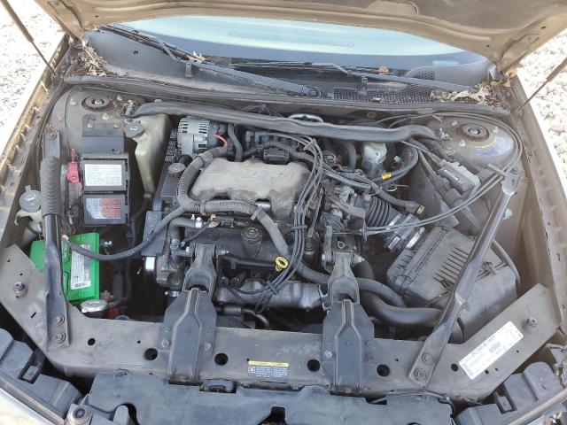 2G1WF52E929237487 - 2002 CHEVROLET IMPALA BROWN photo 11