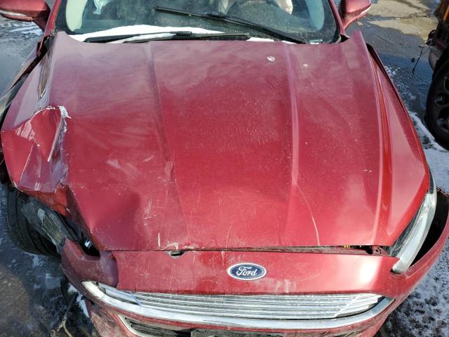 3FA6P0D95ER297116 - 2014 FORD FUSION TIT RED photo 11