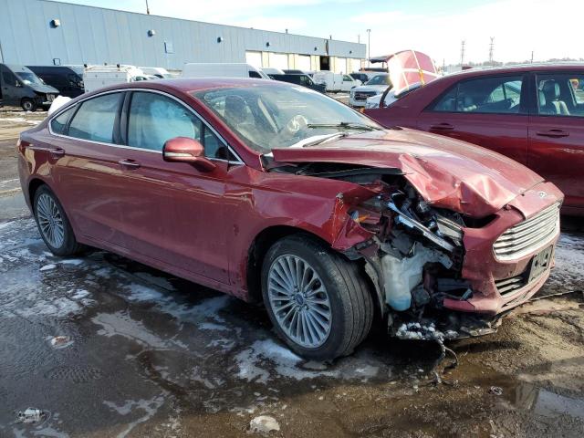 3FA6P0D95ER297116 - 2014 FORD FUSION TIT RED photo 4