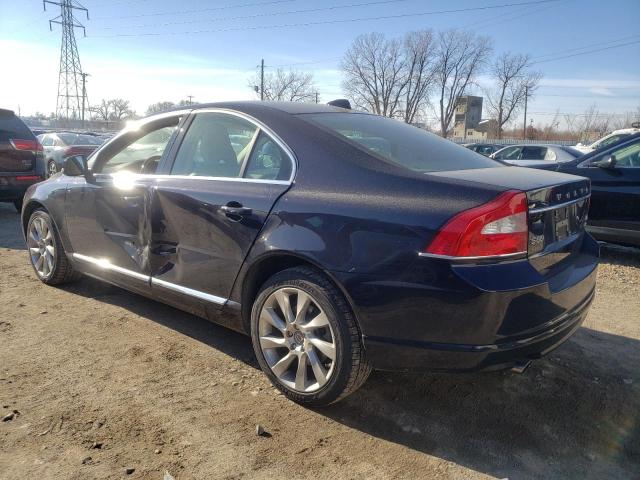 YV1902AH7D1165223 - 2013 VOLVO S80 T6 BLACK photo 2