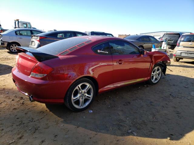 KMHHN65F76U****** - 2006 HYUNDAI TIBURON GT RED photo 3