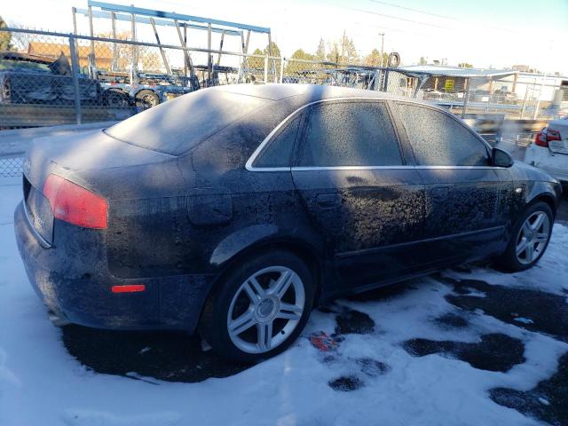 WAUDF78E27A101342 - 2007 AUDI A4 2.0T QU BLACK photo 3