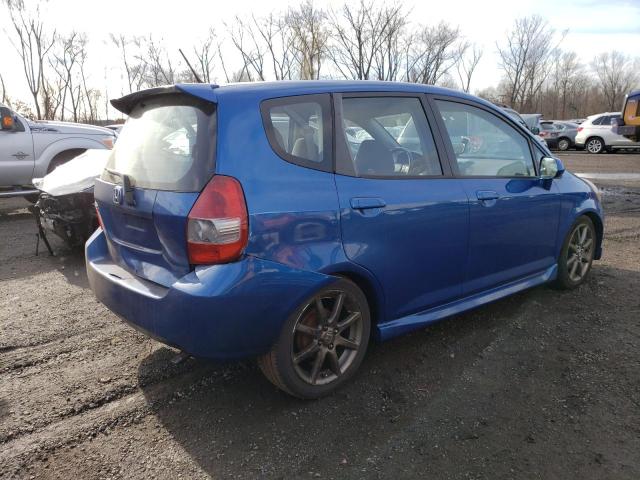 JHMGD37617S001041 - 2007 HONDA FIT S 蓝色 照片 3