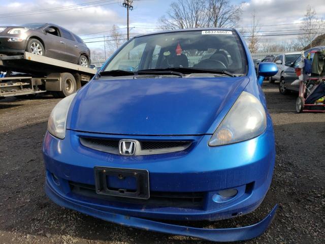 JHMGD37617S001041 - 2007 HONDA FIT S 蓝色 照片 5