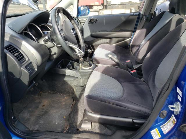 JHMGD37617S001041 - 2007 HONDA FIT S BLUE photo 7