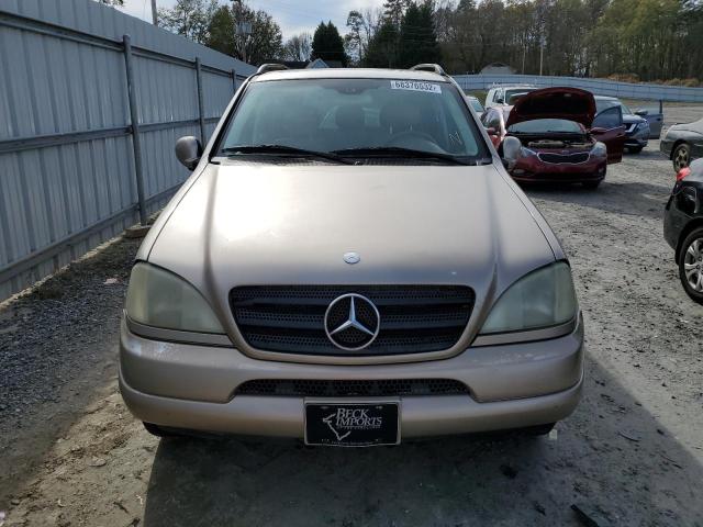 4JGAB72E61A226180 - 2001 MERCEDES-BENZ ML 430 GOLD photo 5