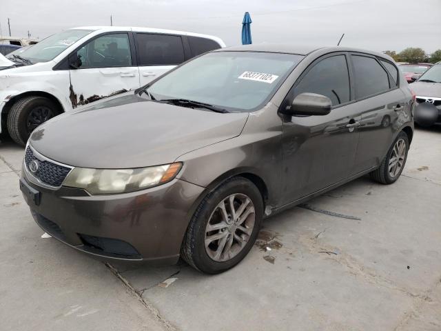 KNAFU5A20B5320725 - 2011 KIA FORTE EX BROWN photo 1