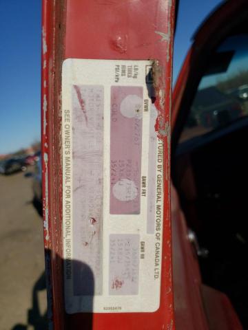 2GCEK14H5G1157480 - 1986 CHEVROLET K10 RED photo 12