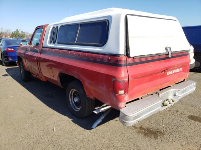 2GCEK14H5G1157480 - 1986 CHEVROLET K10 RED photo 2