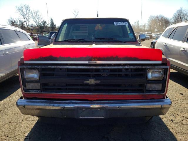 2GCEK14H5G1157480 - 1986 CHEVROLET K10 RED photo 5