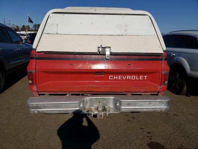 2GCEK14H5G1157480 - 1986 CHEVROLET K10 RED photo 6